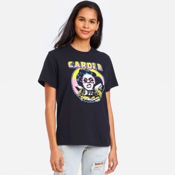 NWT Cardi B Graphic tee M - Picture 2 of 4